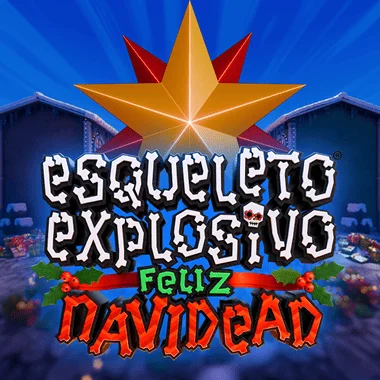 Esqueleto Explosivo Feliz Navidead